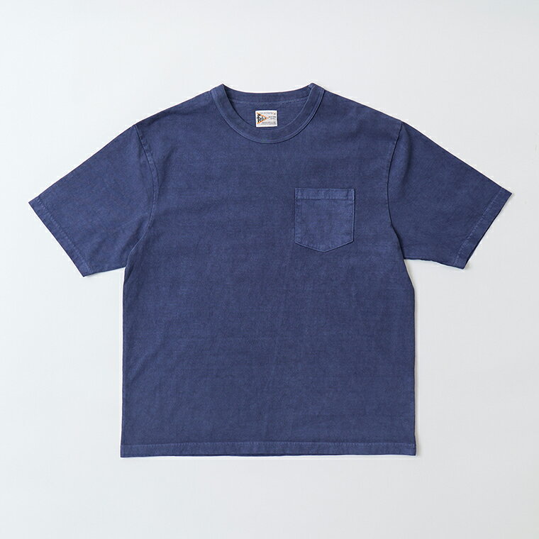 Rakuten - FELCO (フェルコ) S/S BINDER NECK POCKET TEE 7oz 16SINGLE RUFFY JERSEY - PGR NAVY Tシャツ メンズ