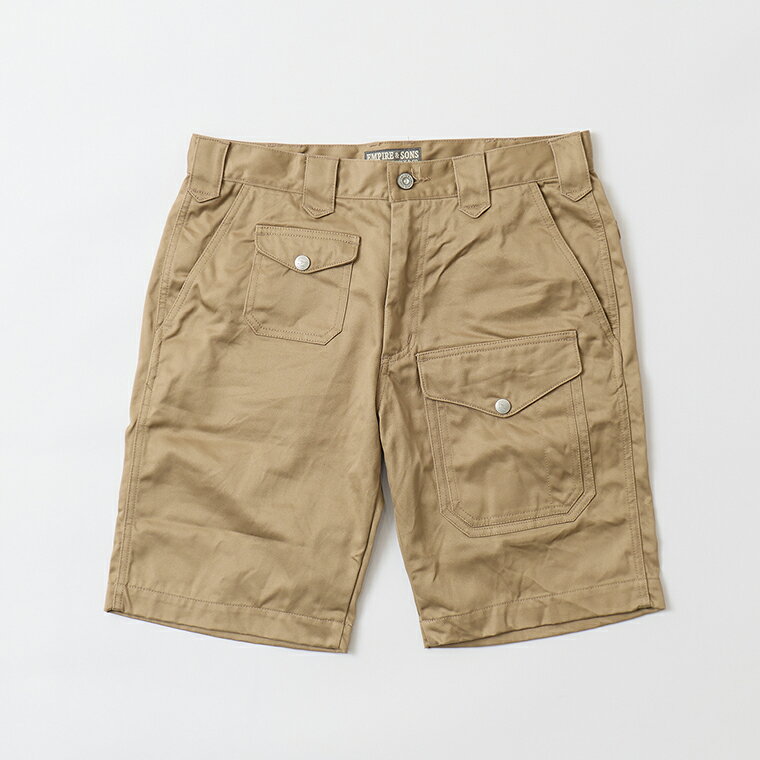 Rakuten - EMPIRE & SONS (エンパイア アンド サンズ) MULTI POCKET BUSH SHORT HIGH DENSITY WEAPON - RB KHAKI ブッシュショーツ メンズ