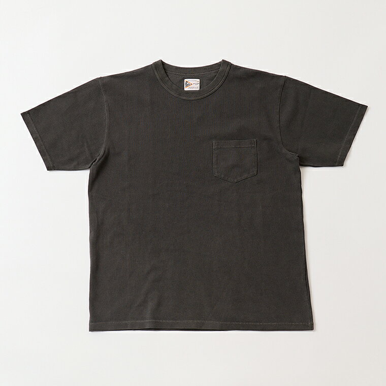 Rakuten - FELCO (フェルコ) S/S PIQUE POCKET CREW T 40/2 PIQUE - PGR BLACK ピケ Tシャツ メンズ