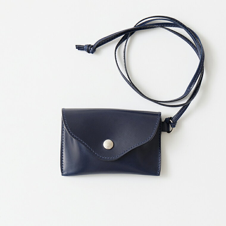 BEORMA LEATHER COMPANY (ベオーマレザーカンパニー) BRIDLE LEATHER AIR PODS CASE - NAVY ブライドルレザー エアポッドケース
