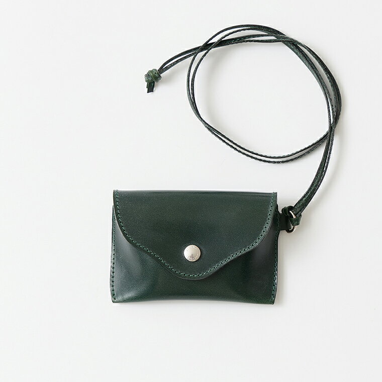 BEORMA LEATHER COMPANY (ベオーマレザーカンパニー) BRIDLE LEATHER AIR PODS CASE - GREEN ブライドルレザー エアポッドケース