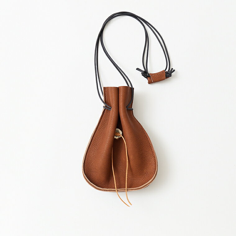 Rakuten - KC'S LEATHER CRAFT (ケイシイズレザークラフト) DEERSKIN MINI SHOULDER - BROWN ミニショルダーバッグ メンズ