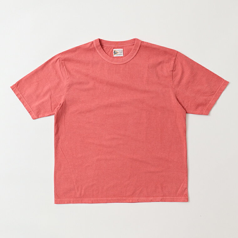 Rakuten - FELCO (フェルコ) S/S BINDER CREW TEE 5oz 30SINGLE CALIFORNIA JERSEY - PGR RED Tシャツ メンズ