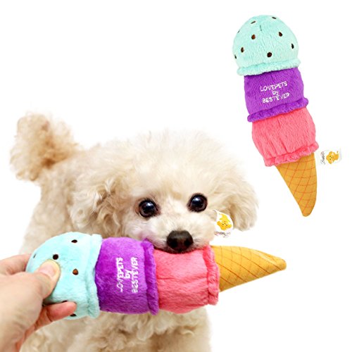 ペット おもちゃ かわいい アイス 映え ペットトイ 犬のおもちゃ ストレス解消 噛む 音 チョコミントベリー ワンちゃん 遊び 人気