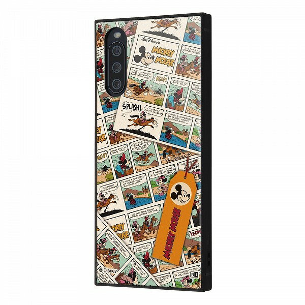 Xperia 10 III ディズニー 耐衝撃ハイブリッドケース KAKU ミッキーマウス comic 衝撃吸収 人気 おすすめ ケース オシャレ エクスペリア 10III かわいい キャラ おしゃれ 耐衝撃 カバー エクスペリア10III XPeria10III スマホケース エクスペリアケース ミッキー