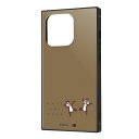 \全商品ポイント5倍/ スマホケース iPhone 14 Pro ディズニー 耐衝撃ハイブリッドケース KAKU チップ&デール ジャンプ ベージュ 頑丈 キャラクター グッズ ストラップホール エアクッション構造 スマホグッズ 軽量 持ちやすい 携帯グッズ アイフォン14プロ