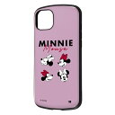 \全商品ポイント5倍/ スマホケース iPhone 14 Plus アイフォン14プラス アイフォンケース ディズニー 耐衝撃ケース MiA ミア ミニーマウス_フェイス 保護 画面保護設計 ソフト ハードケース スマホカバー 頑丈 丈夫 ストラップホール スマホグッズ