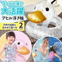 \全商品ポイント5倍/ 浮き輪 アヒル 透明 クリア PVC素材 ダック 高耐久 1~3歳用 3~8歳用 2スタイル選択可能 内径25cm 外径50cm 安全性 子供 夏 プール 水泳 ベビー 水遊び ギフト 海 ビーチ 透明 足入れタイプ 浮き輪タイプ 可愛い あひる うきわ 川遊び