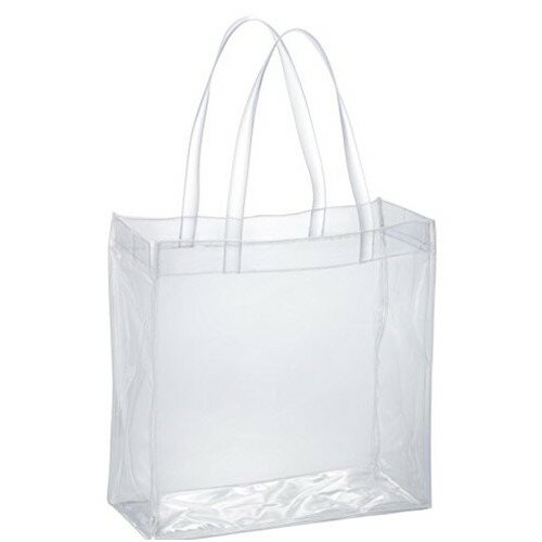 透明バッグ クリアバッグ トートバッグ 大容量Lサイズ 透明