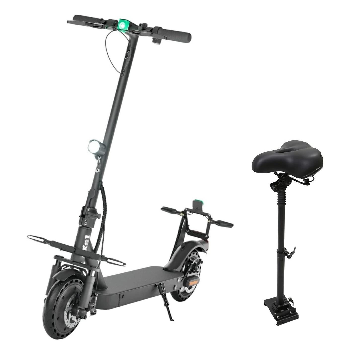 eXs Smart Ride Store 楽天市場店の特定小型原動機付自転車 eXs 1 TKG+サドル セット 免許不要 保証期間1年 電動キックボード eXs（エクス） 通勤通学 コンパクト｜アングル2