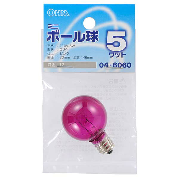 ● 透明カラーによりキラリと輝きが見えます。● 装飾、電飾用に使用されます。定格110V−5W形状G−30口金E12色ピンクサイズ直径30×長さ46mm※5個以上ご注文される場合は担当営業までご連絡ください。※製品の仕様は予告なく変更されることがあります。メーカー取寄品