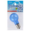 白熱電球 口金E17 クリプトン球 【納期約2週間・ご注文単位5個】04-6619 昼光ミニクリプトン球（25W相当/クリア/PS-35/E17） OHM（オーム電機）