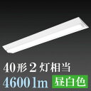 蛍光灯 直管形LED LT-B4000C2-N LEDベースライト（40W2灯相当/4600lm/昼白色） OHM（オーム電機）