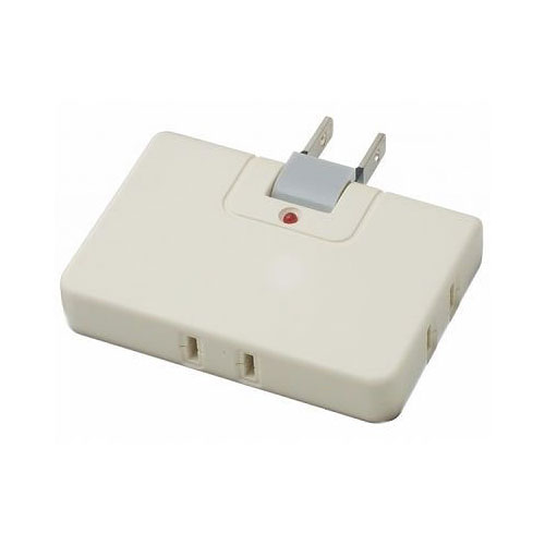 Rakuten - 電源タップ アダプター 3個口 Y02CK300WH 雷サージ付コーナータップ3個口白 YAZAWA(ヤザワコーポレーション）