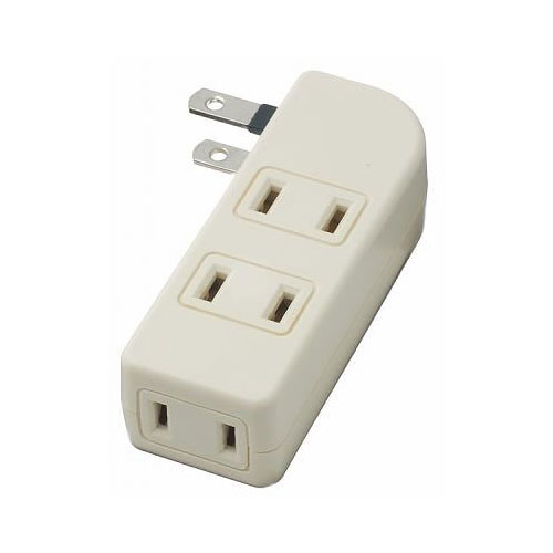 樂天商城 - 電源タップ アダプター 4個口 Y02SU400WH 耐トラ付サイドタップ4個口白 YAZAWA(ヤザワコーポレーション）