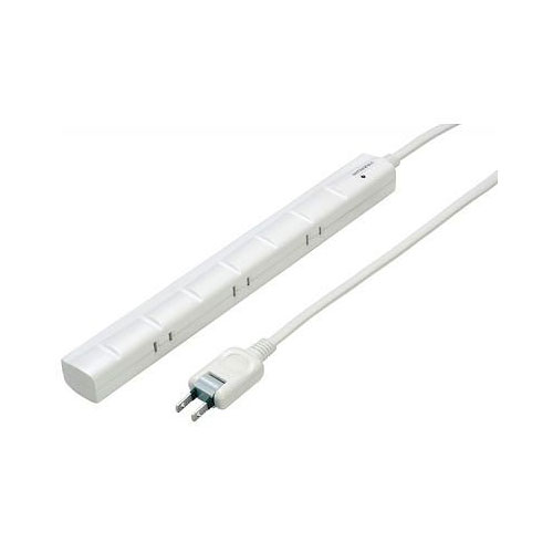 樂天商城 - 電源タップ 延長コード コード付きタップ 7個口 Y02YJKP705WH 3P対応スリムタップ7個口5mマグネット YAZAWA(ヤザワコーポレーション）