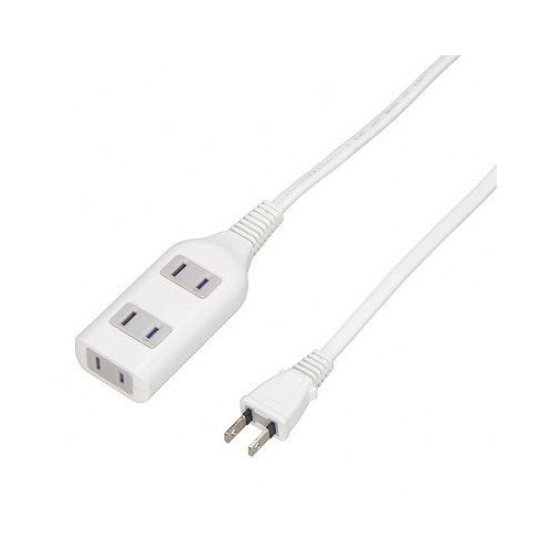 Rakuten - 電源タップ 延長コード コード付きタップ 3個口 HSL305WH テーブルタップ3個口5mホワイト YAZAWA(ヤザワコーポレーション）