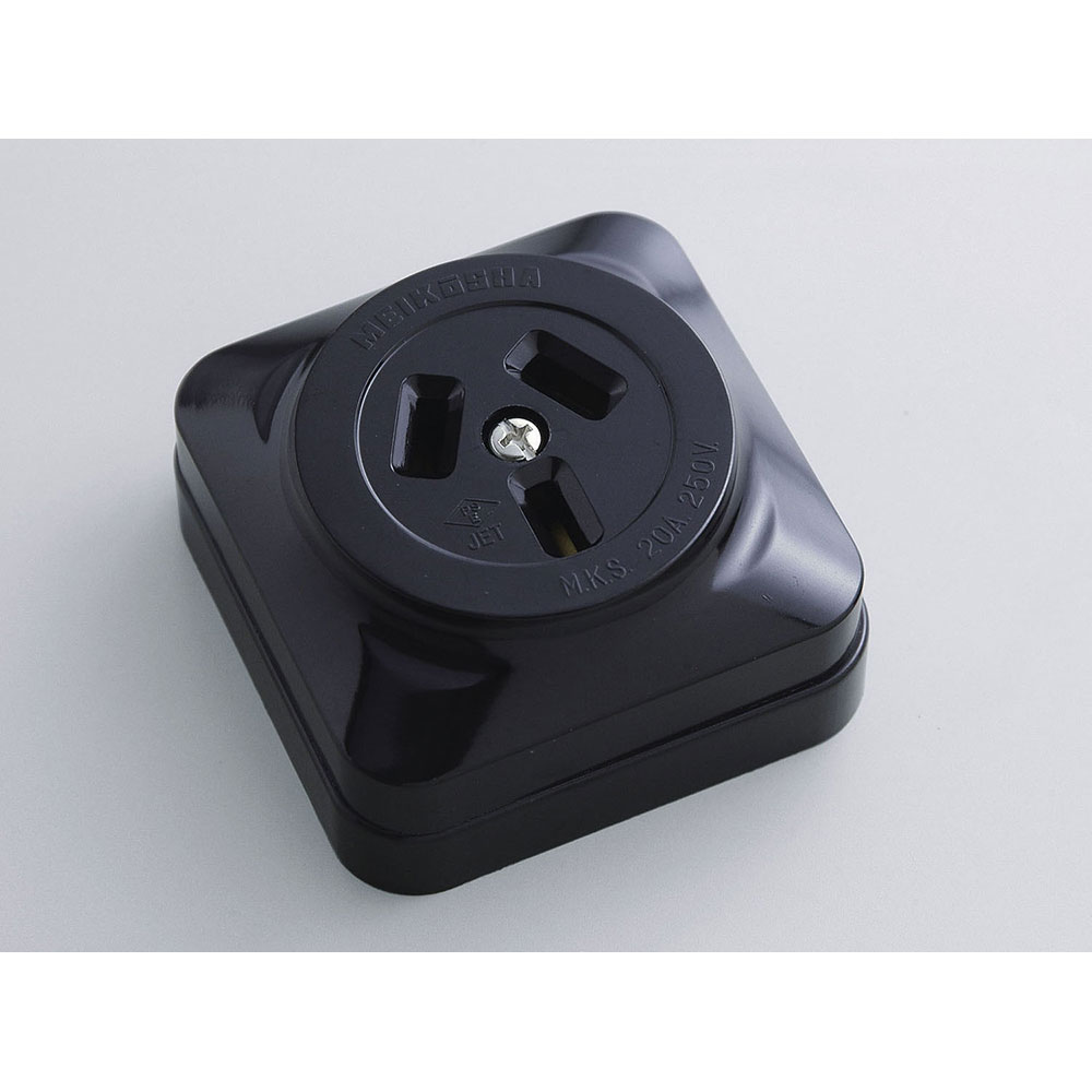 工事用配線器具 露出コンセント 露出コンセント3P20A_AB-23BH_1030300_ELPA（