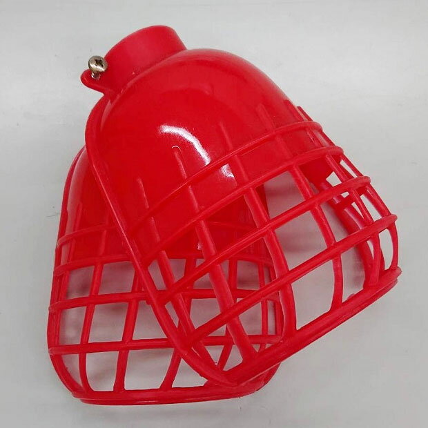 照明用配線器具 電球ガード ガードライト ポリガード2つ割れ型（赤）_PG-2 (R)_ELPA（エルパ・朝日電器）