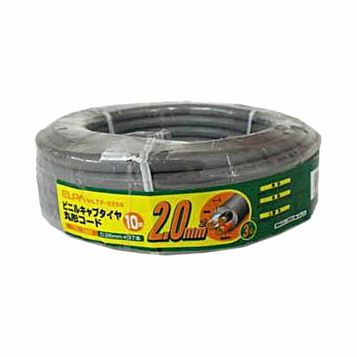 樂天商城 - 電線 コード キャブタイヤケーブル（VCTF・1CT） VCTF2.0×310M_VCTF-2310_1252600_ELPA（エルパ・朝日電器）