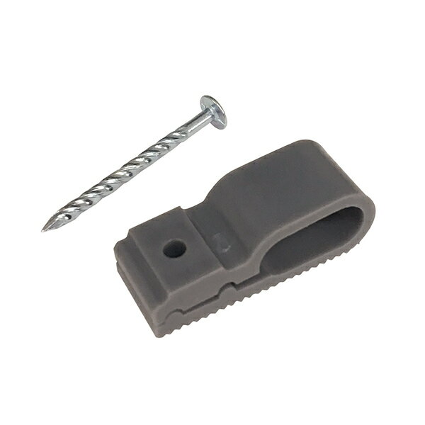 樂天商城 - 配線結束用品 サドル 釘付 F用片サドル 釘付 F用片サドル（M/100個入り）_00-4270_DZ-FKM100P_OHM（オーム電機）