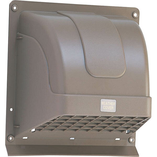Rakuten - 換気扇ウェザーカバー格子付 15cm換気扇用 ブラウン_00-6530_WK-15B_高須産業