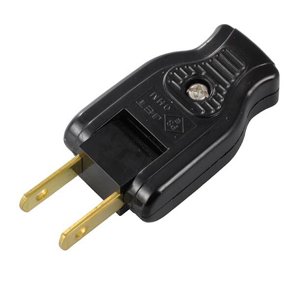 工事用配線器具 ムービープラグ 【20個セット・業務用箱入り】ムービープラグ 黒_00-8205_HS-H63-K_OHM（オーム電機）