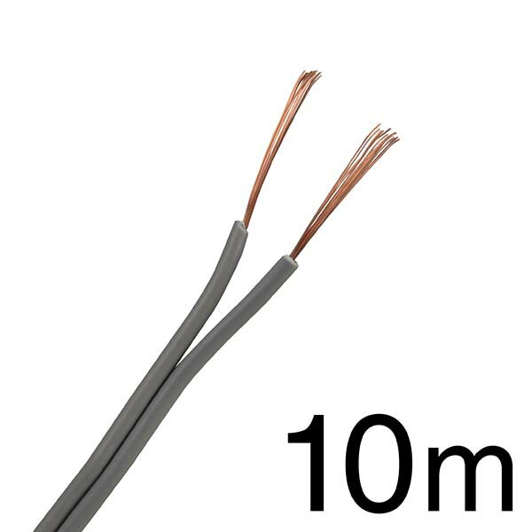 樂天商城 - 工事用配線器具 電線・コード チャイム・インターホンコード インターホンコード（10m/灰）_04-7412_VFF-030-10H_OHM（オーム電機）