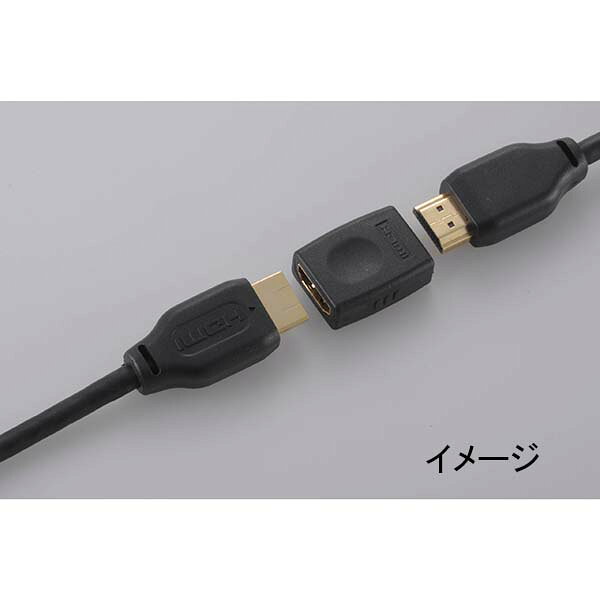 AVケーブル 変換プラグ・アダプター HDMI 中継コネクター_05-0301_VIS-P0301_OHM（...
