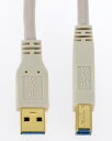コンピュータ・オフィス USBケーブル USB3.0ケーブル 1m 白 PC-C1513_05-1513_PC-C1513_OHM(オーム電機)(2)