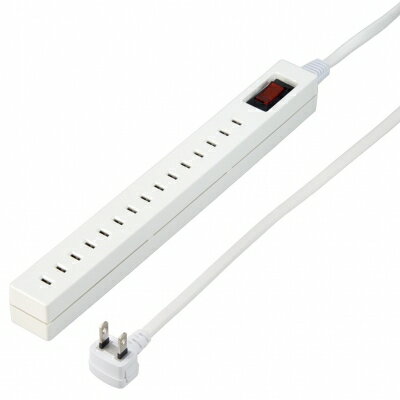 樂天商城 - 電源タップ 延長コード コード付きタップ 7.5個口 差し込みフリータップ ブレーカーSW付 ホワイト 1.5m_H75115WH2_YAZAWA（ヤザワコーポレーション）