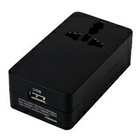 Transformers, Conversion Plugs - 旅行用変換プラグ・変圧器 HPM42ABK_海外用マルチ変換プラグ_YAZAWA(ヤザワコーポレーション）