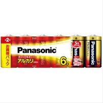 アルカリ電池 単2形 (P)LR14XJ/6SW_アルカリ乾電池 単2形 6本入Panasonic（パナソニック）