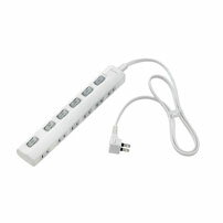 電源タップ 延長コード コード付きタップ 6個口 WLS-LY61EB(W)_1783500_スイッ