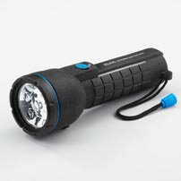 懐中電灯 作業灯 LEDライト DOP-LR251_1704800_3LEDラバーライト_ELPA（エルパ・朝日電器）