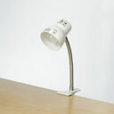 屋内照明 クリップライト SPOT-BLNE17C(PW)_1739300_クリップライト E17 電球なしタイプ ロングアーム_ELPA(エルパ・朝日電器)