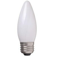 乐天商城 - 白熱電球 口金E26 シャンデリア球 C372660F_シャンデリア球 60W E26 フロスト_YAZAWA(ヤザワコーポレーション）