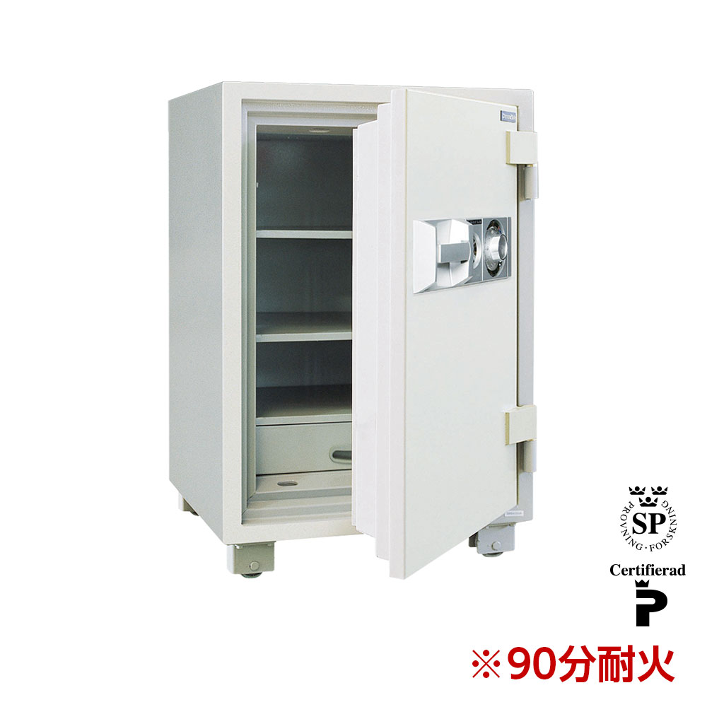 D85 ダイヤセーフ 業務用金庫 ダイヤルタイプ 90分耐火 175kg 93L