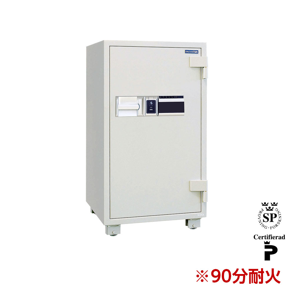 特長 ●音と光で簡単開閉！9枚まで登録可能！●専用カードで簡単操作で開閉できます。●光と音で確認できるので確実に開閉できます。●専用カードの登録・削除・再登録も光と音で確認できます。●登録したカード、もしくは登録した暗証番号どちらかで開錠できます。●中引出し箱脱着可能。アンカー固定が容易にできます。●キャスター（コマ）脱着可能。アンカー固定が容易にできます。※対応機種：RC70 / RC90 / RC110 / RC130 / RCS133 / RCS150 / RCS170 商品仕様 ●品番：RCS100●ロックタイプ：カード式●外寸法：H1000×W580×D553mm●内寸法：H773×W433×D345mm●内容量：115L●重量：195kg●装備：鍵付引出し 1・棚板 2※90分耐火◆代引不可◆こちらの商品は【車上渡し(荷下ろし用のリフトをお持ちの方限定)】に限り、送料無料でお届けします。※山口県（個人宅）・沖縄県・北海道・各都道府県の離島へのお届けは、送料別途となります。【搬入設置】をご希望の場合は別途お見積りいたしますので、お気軽にご相談ください。※お客様自身で設置される場合の商品の破損や事故につきまして、弊社／メーカーでは保障を行うことができませんので、あらかじめご了承ください。