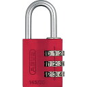 南京錠 145/30 RE コンビネーション パドロック 赤_ABUS (アバス)