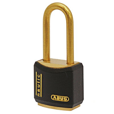 ABUS（アバス）社製南京錠：樹脂カバー付き真鍮南京錠世界110ヵ国以上で認められている世界最高品質ABUS（アバス）社製南京錠は、バージン材のみを使用し、再生材は一切使用しておりません。 本体は真鍮のムク製。真鍮製のツル。内部、部品は錆びない材料で作られています。●ダブルシャックル（引っ張り強度対策機構）・シャックル（吊）を内側2ヵ所ロックすることで強度保持。　※製品サイズ30mm以上に採用。●パラセントリックキーウェイ（耐ピッキング対策機構）・ジグザグの鍵穴で解錠工具を入り難くしています。●マッシュルームピン（耐ピッキング対策機構）・あたかもピッキングが出来ているように見せかける機構です。●不正解錠防止の為、本体にはキーナンバーの刻印なし。●キー3本付き（キー側にナンバー刻印あり。）【サビについて】使用環境・期間・頻度などにより、錆びる可能性があります。定期的なメンテナンスをお勧め致します【サイズ】品名ブラスパドロック BPT84MB/15LS KD W/3品番ABUS-102117材質本体：真鍮ツル：真鍮メーカー取寄品