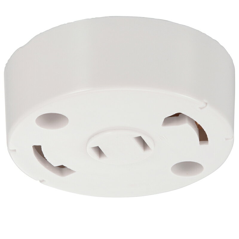 丸形引掛露出ローゼットコンセント付（600Wまで）_00-7059_HS-LH03E_OHM（オーム電機）