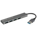 USBケーブル USBハブ 【USB Type-Aコネクタ接続】USB3.2Gen1×4ポートハブ(アルミボディ)_01-3975_PC-SH4P307-H_OHM(オーム電機)(2)