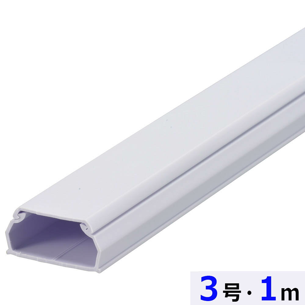 樂天商城 - ABSモール（3号/1m/ホワイト）_00-4786_DZ-AM31-W_OHM（オーム電機）