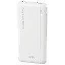 モバイルチャージャー（Type-A×2、Type-C、micro-B/10000mAh/ホワイト）_05-1196_SMP-JV53W_OHM（オーム電機）