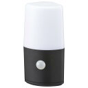 LEDポーチライト(160Lm/明暗+人感センサー/昼白色/防水仕様IPX4/単3形×4本使用)_06-0855_LS-B160JC-3_OHM(オーム電機)(3)