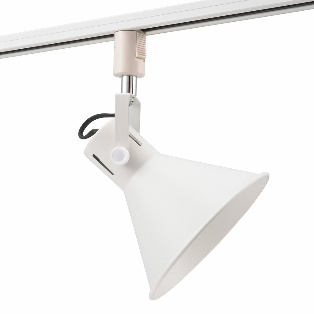 レールライト（口金E26/アーム長144mm/ホワイト/電球別売）_06-5021_ORL-SE26M-W_O...