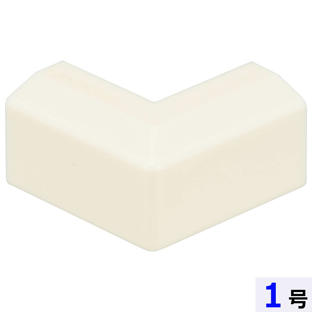 樂天商城 - モール用出隅（1号/ミルキー/2個入）_09-2659_DZ-AMD1-M/2P_OHM（オーム電機）