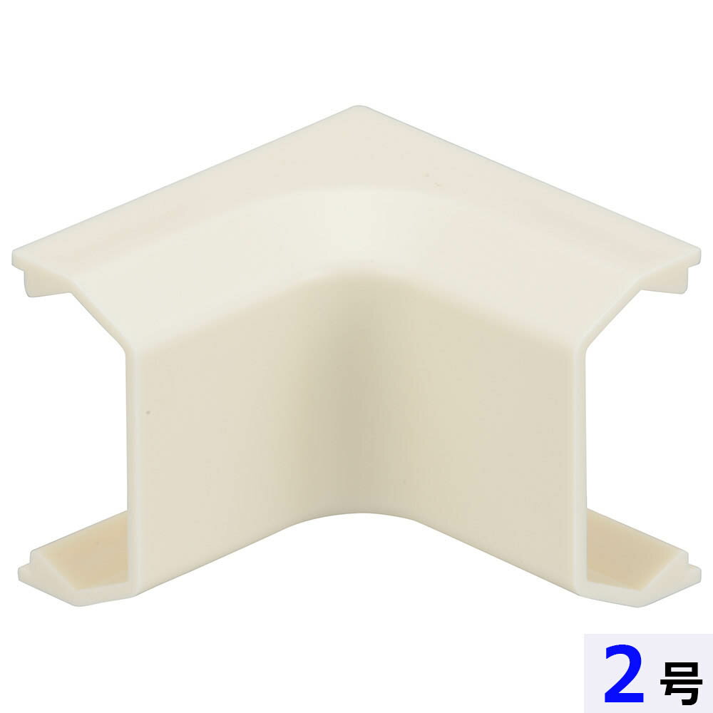 Rakuten - モール用入隅（2号/ミルキー/2個入）_09-2667_DZ-AMI2-M/2P_OHM（オーム電機）