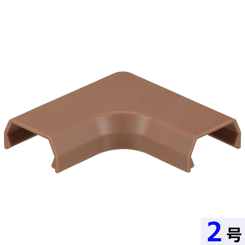 樂天商城 - モール用曲がり（2号/茶/2個入）_09-2669_DZ-AMM2-T/2P_OHM（オーム電機）